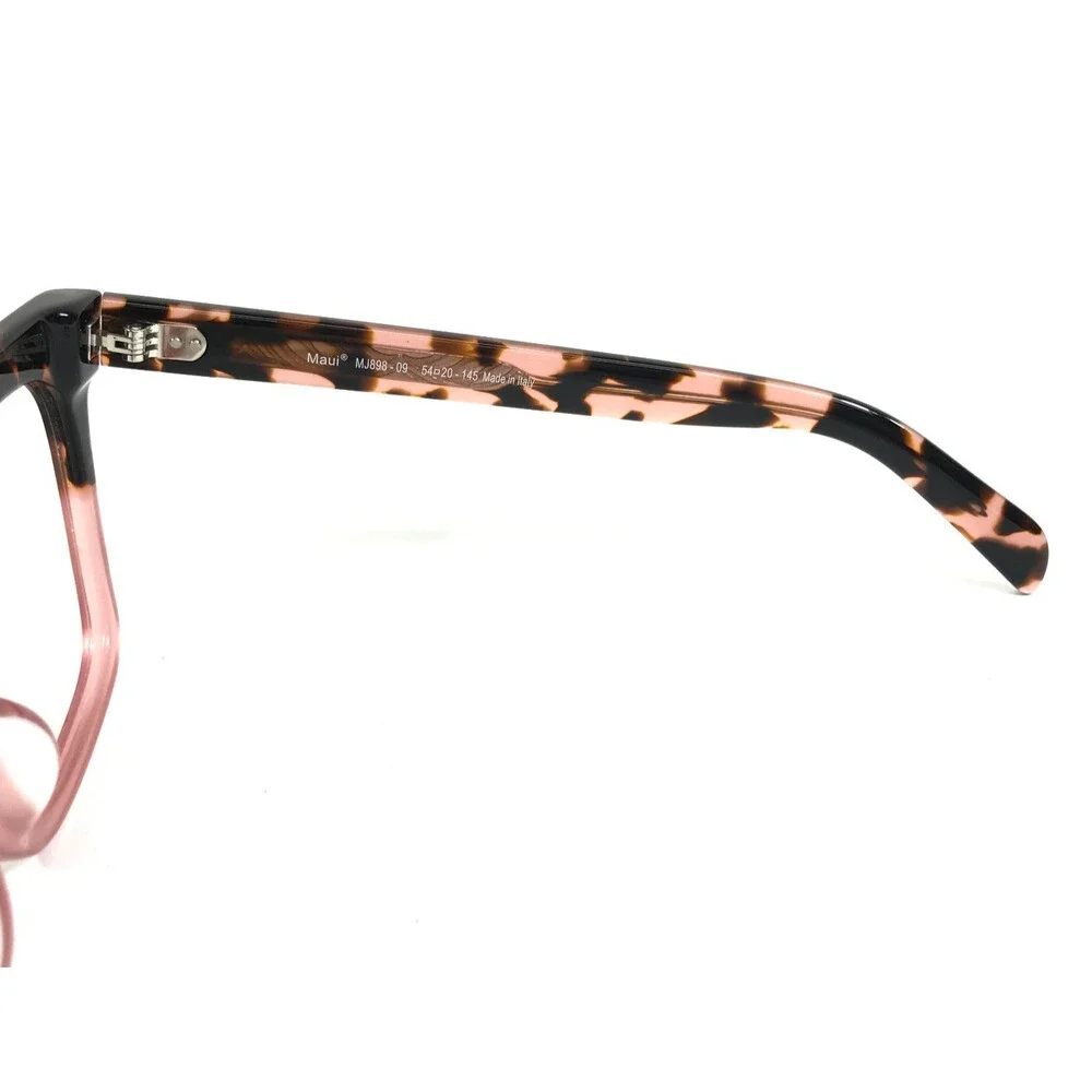 Maui Jim Eyeglasses Frames ROOFTOPS MJ898-09 Pink Tortoise Full Rim 54-20-145